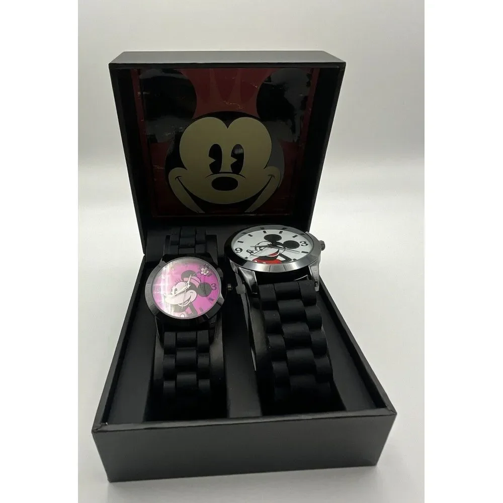New - DISNEY MICKEY‎ MOUSE HIS AND HERS WATCH SET